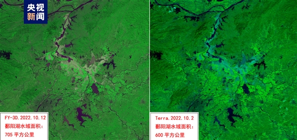 鄱阳湖恢复扩大 增加105平方公里！太空卫星清晰可见