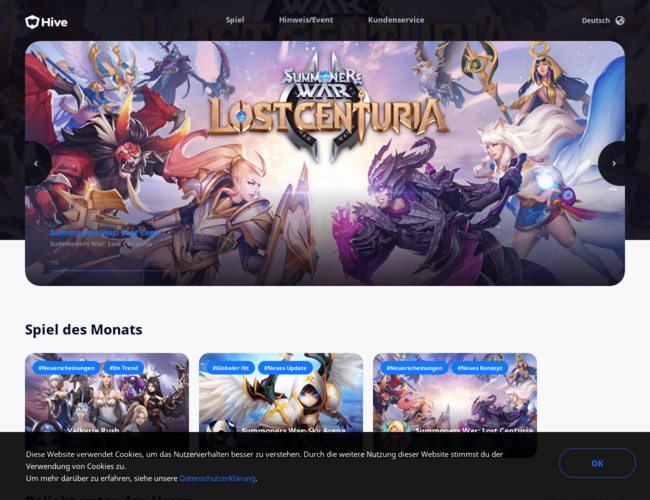 Hive智能手机游戏