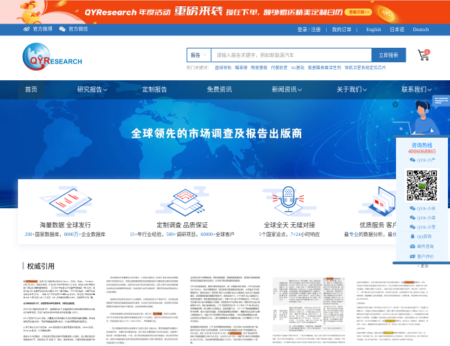 QYResearch(恒州博智国际信息咨询)