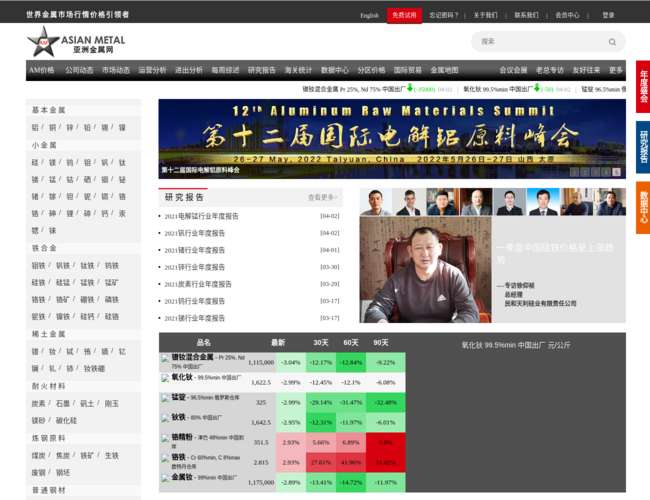 亚洲金属网